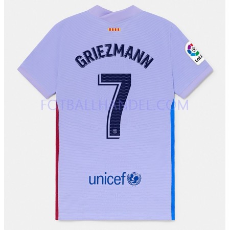 Herre Fotballdrakter FC Barcelona Antoine Griezmann 7 Borte 2021-22 Kortermet